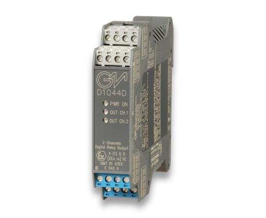 GMI D1044D  Digital utgangsrelé Dig. SPDT relay utg. 2 kanaler 